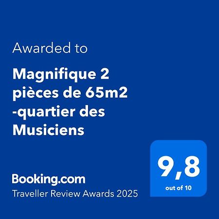 Magnifique 2 Pieces De 65M2 -Quartier Des Musiciens Apartment นีซ ภายนอก รูปภาพ