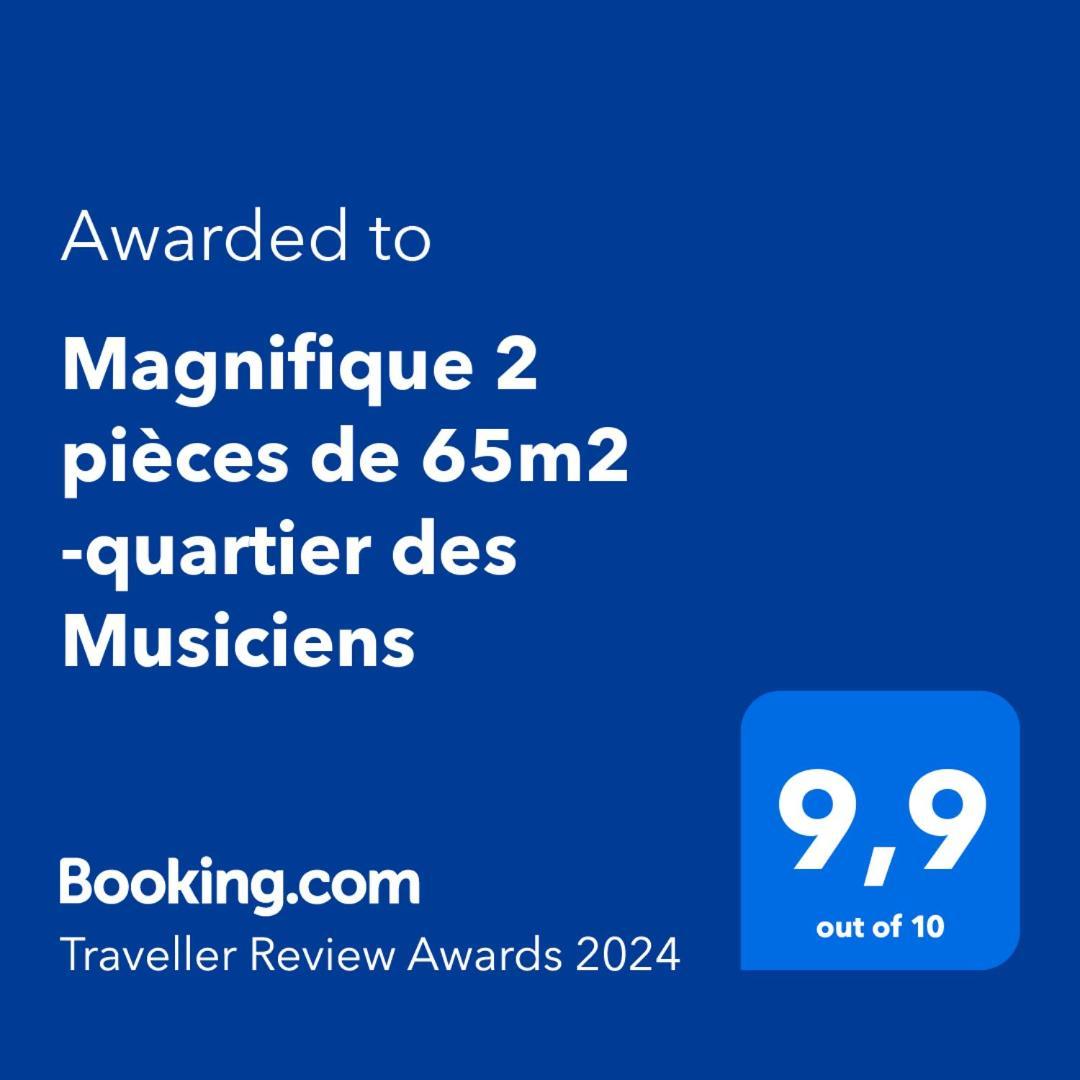 Magnifique 2 Pieces De 65M2 -Quartier Des Musiciens Apartment นีซ ภายนอก รูปภาพ