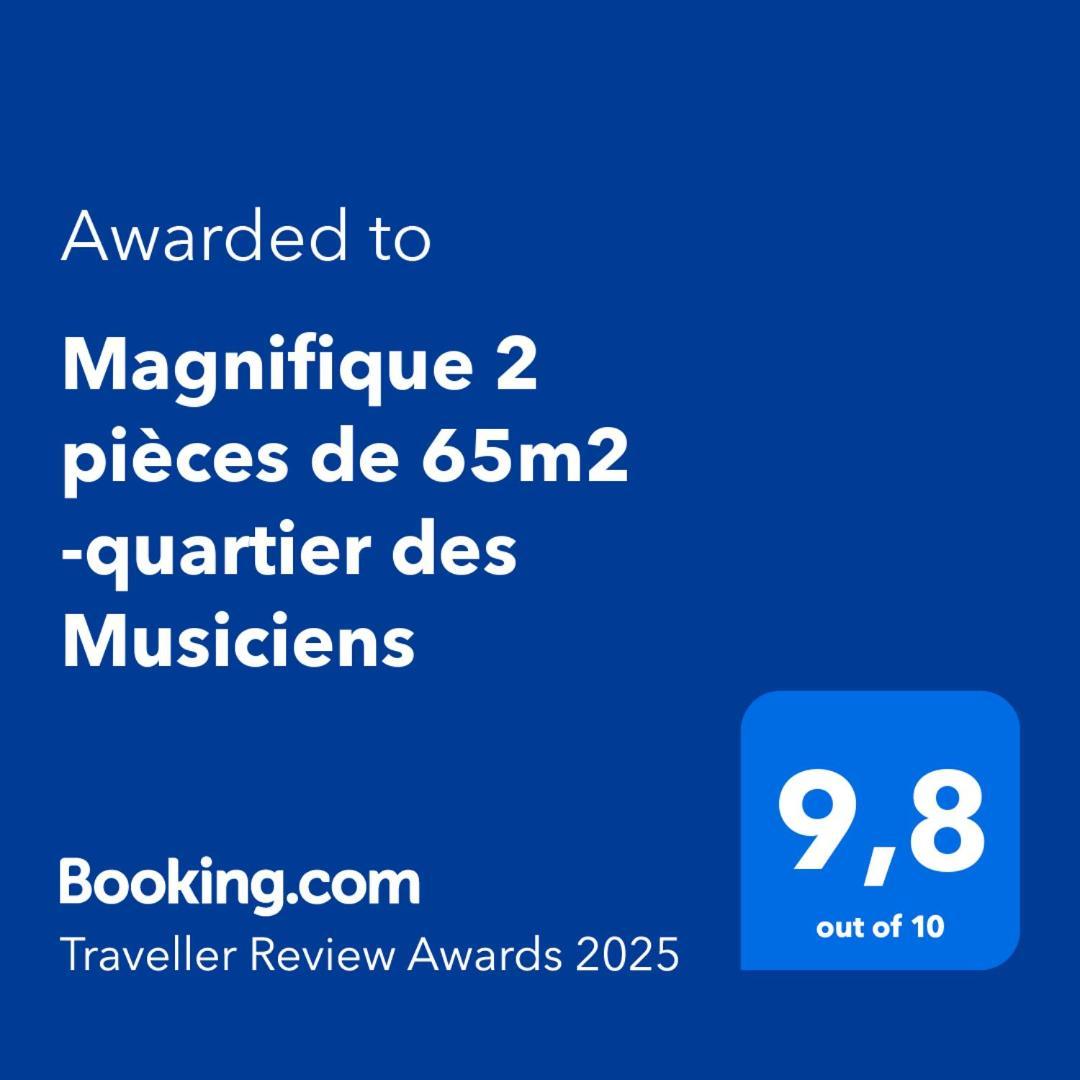 Magnifique 2 Pieces De 65M2 -Quartier Des Musiciens Apartment นีซ ภายนอก รูปภาพ